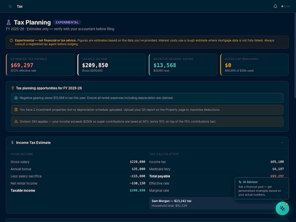 AlphaIQ Tax Planning